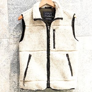 Faux Shearling Vest Size S/M